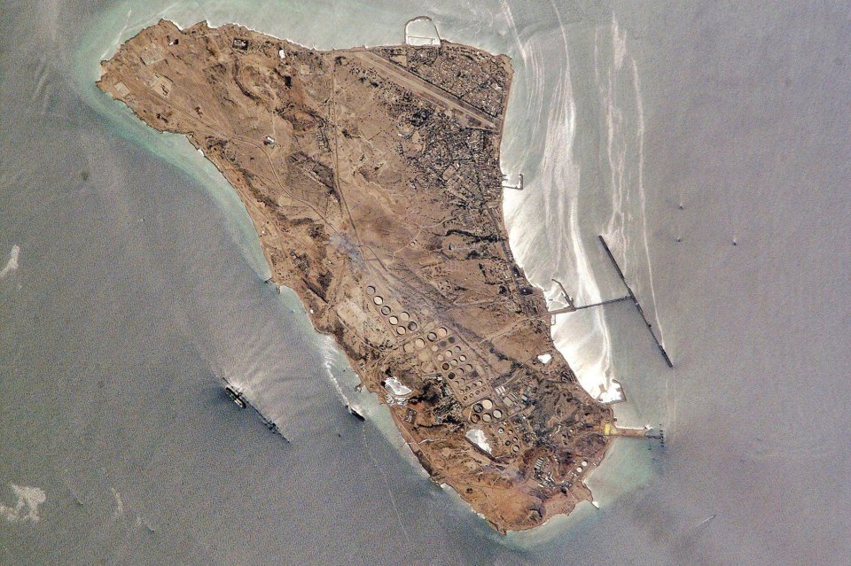 Insula Kharg, punct important pentru Iran