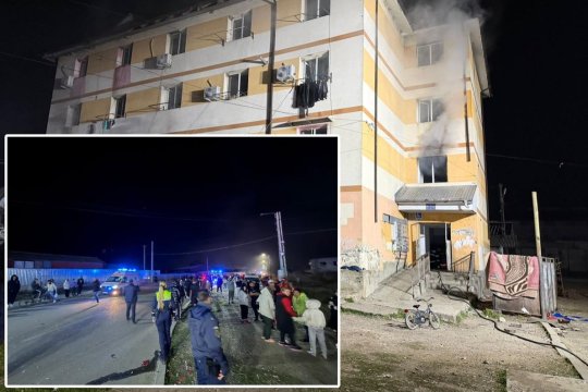 Deflagrație într-un apartament din Bârlad. Două persoane au ajuns la spital, iar alte 30 au fost evacuate în urma incidentului