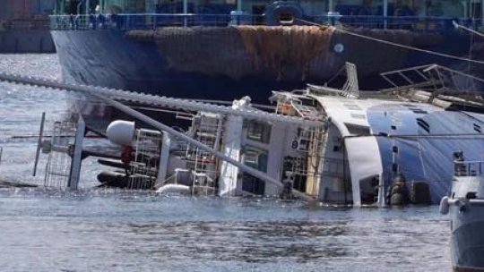 UPDATE | Un remorcher s-a scufundat în Portul Midia. Un nou trup a fost recuperat de scafandrii militari. Trei persoane, încă dispărute