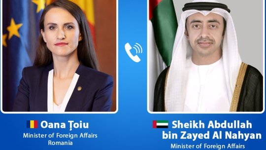 Oana Țoiu a discutat cu omologul din Emiratele Arabe Unite despre atacurile iraniene și siguranța românilor din Dubai și Abu Dhabi