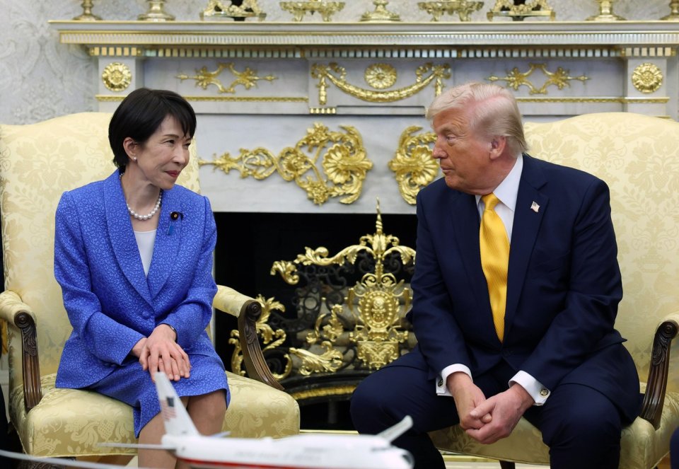 Sanae Takaichi, premierul japoniei, alături de Donald Trump