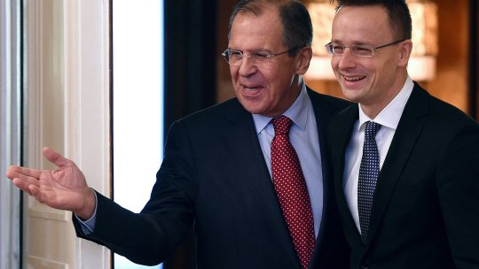 Ministrul ungar de Externe, Péter Szijjártó, recunoaște că a discutat frecvent cu Lavrov în timpul reuniunilor UE