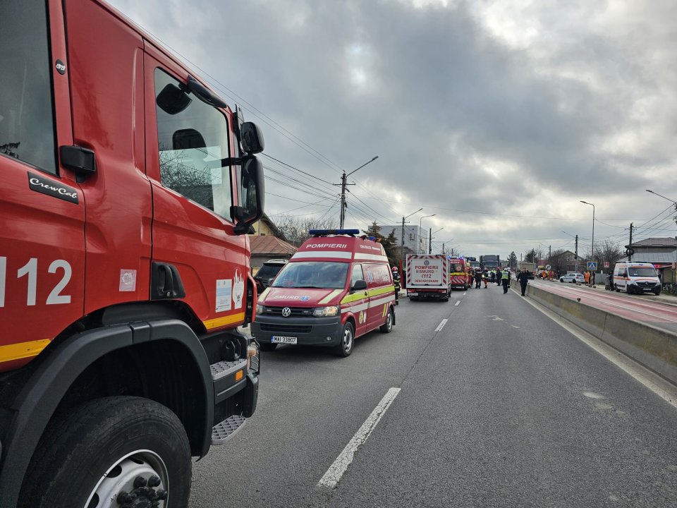 Accident în localitatea Tărtășești, județul Dâmbovița