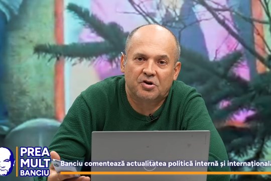 Pauză pentru emisiunile lui Radu Banciu! iAM Banciu și Prea Mult Banciu revin în direct de luni, 30 martie