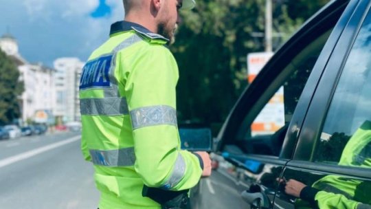 Acțiune amplă a poliției rutiere în Capitală. Amenzi, permise suspendate și avertismente pentru participanții la trafic