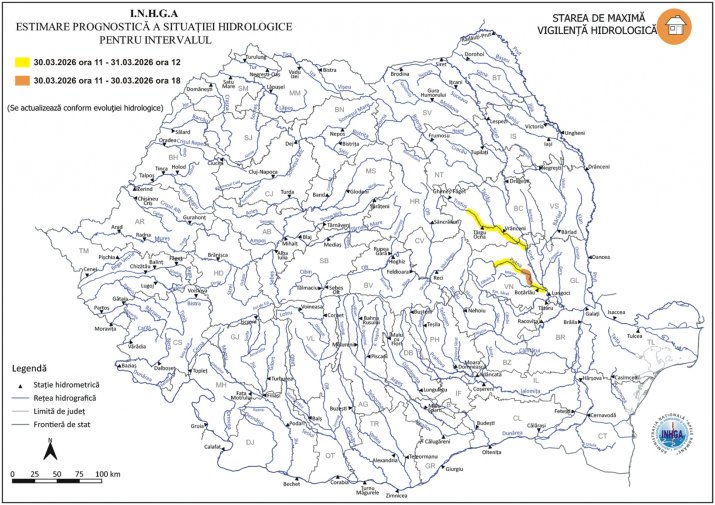 Avertizare de inundații