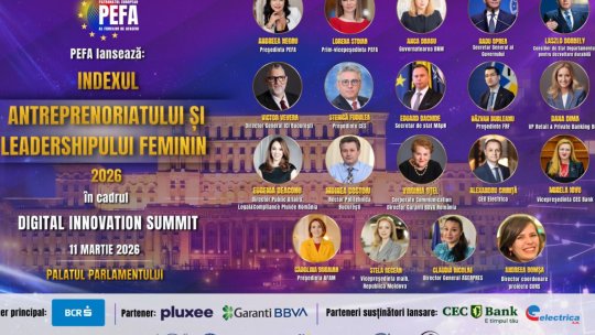 COMUNICAT | Patronatul European al Femeilor de Afaceri PEFA lansează Indexul Antreprenoriatului și Leadershipului Feminin