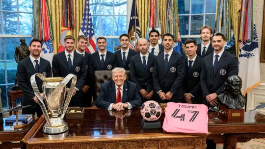 Lionel Messi, primit la Casa Albă după titlul câștigat cu Inter Miami. Donald Trump a făcut remarci amuzante la ceremonia oficială