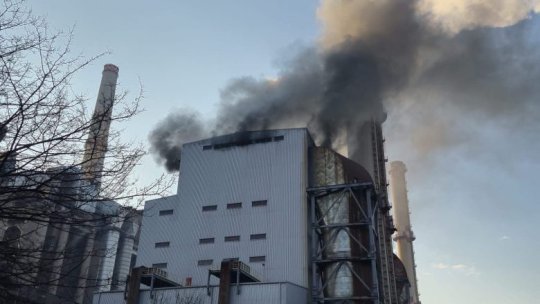Incendiu la Termocentrala Rovinari în ziua de Paște. Grupul energetic activ a fost oprit