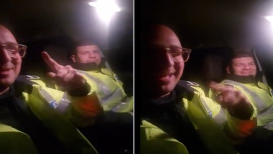 Doi agenți, în centrul unui val de critici online. Imaginile din autospecială au devenit virale: ”Să sară permisele”