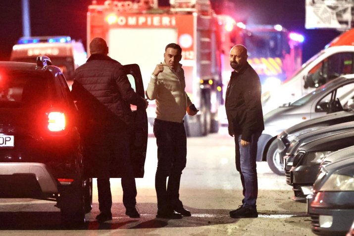 Bogdan Ivan, ministrul Energiei, prezent la locul incendiului