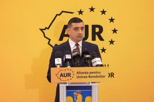 George Simion anunță când va fi depusă moțiunea de cenzură, nu exclude un guvern AUR-PSD și spune că l-a ”informat” pe Călin Georgescu