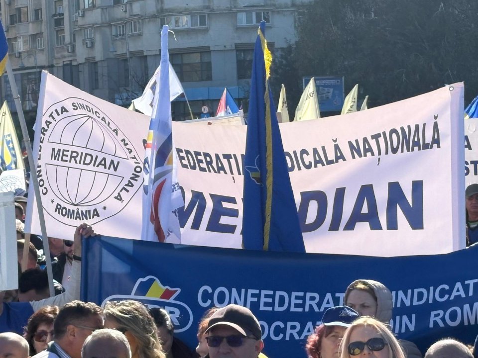 Protest al Confederației Sindicale Meridian