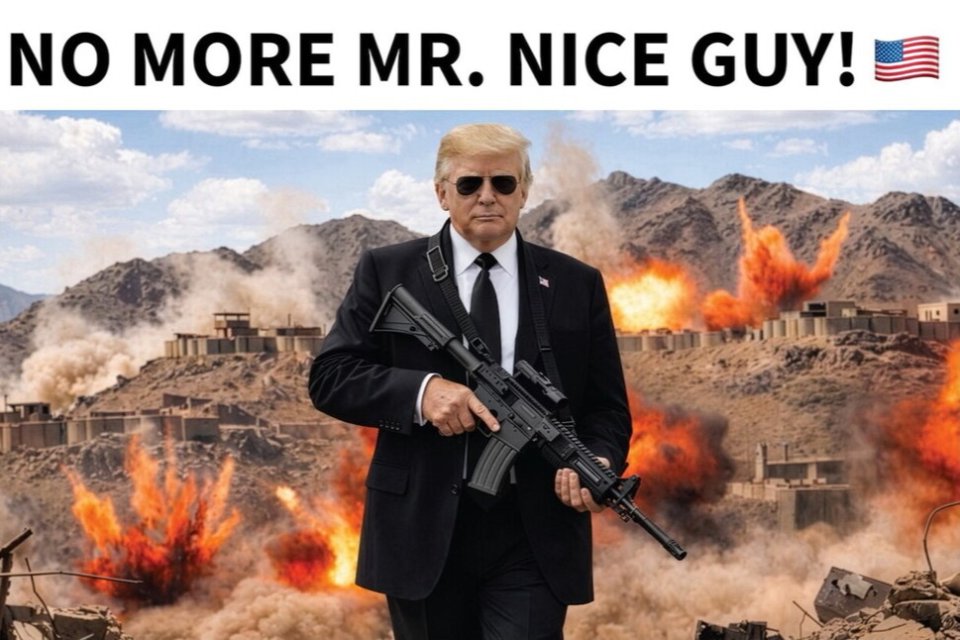 Imaginea publicată de către Donald Trump, președintele SUA