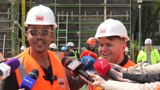 Cuba Gooding Jr., în România. Vizită la șantierul Clinicii de Psihiatrie Pediatrică și implicare în campania lui Codin Maticiuc
