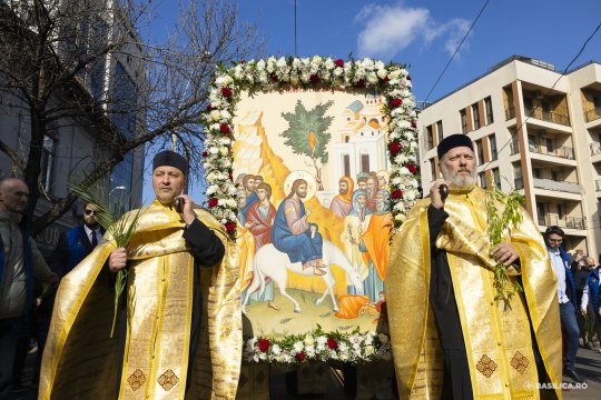 Pelerinaj de Florii în București, de la Catedrala Națională la Catedrala Patriarhală