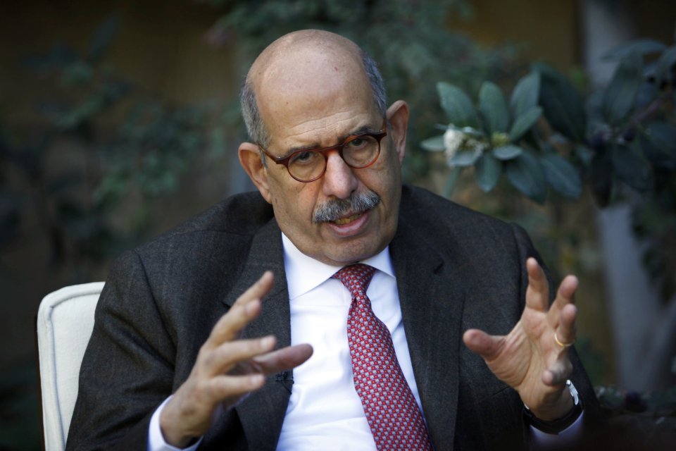 Mohamed el-Baradei, laureat al Premiului Nobel pentru Pace și fost director al Agenției Internaționale pentru Energie Atomică