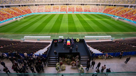 Mircea Lucescu va fi înmormântat vineri. Fanii îi pot aduce un ultim omagiu și joi, la Arena Națională