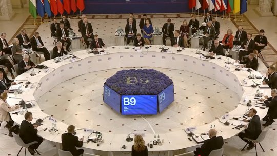 Summitul Formatului București 9, cu tema ”Delivering More for Transatlantic Security", la Palatul Cotroceni. Mark Rutte şi Volodimir Zelenski participă la eveniment
