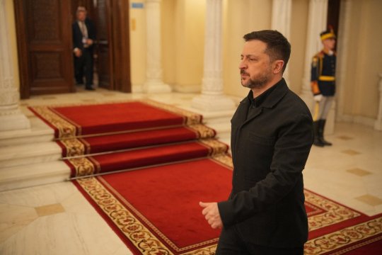 Rusia a atacat Ucraina în timpul summitului de la Palatul Cotroceni. Ce declarații au făcut Zelenski și Nicușor Dan