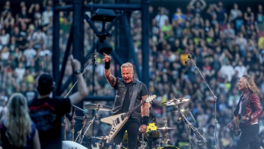 Ce a postat Metallica înaintea concertului de la București. Imaginea specială dedicată fanilor români a devenit virală