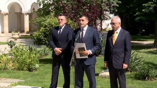AUR i-a cerut președintelui mandat pentru formarea noului Guvern. George Simion: ”Ne asumăm intrarea la guvernare”