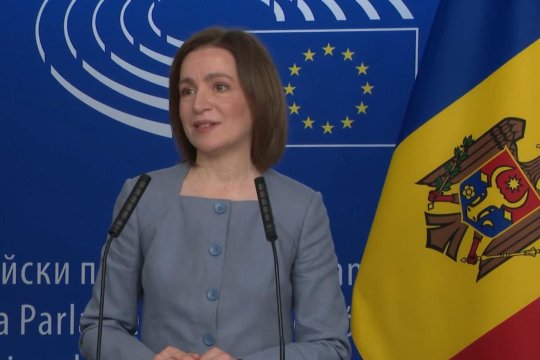 Maia Sandu rupe tăcerea după scandalul Eurovision 2026. Ce a spus despre cele 3 puncte primite de România din partea Moldovei