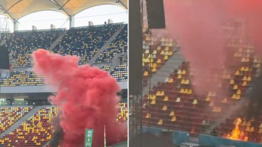Incendiu pe Arena Națională în timpul concertului lui Max Korzh. Flăcările au izbucnit chiar în debutul spectacolului