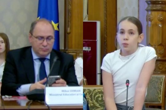 O copilă de 11 ani a impresionat Parlamentul cu un mesaj despre anxietate și teme. Reacția ministrului Educației a atras atenția online