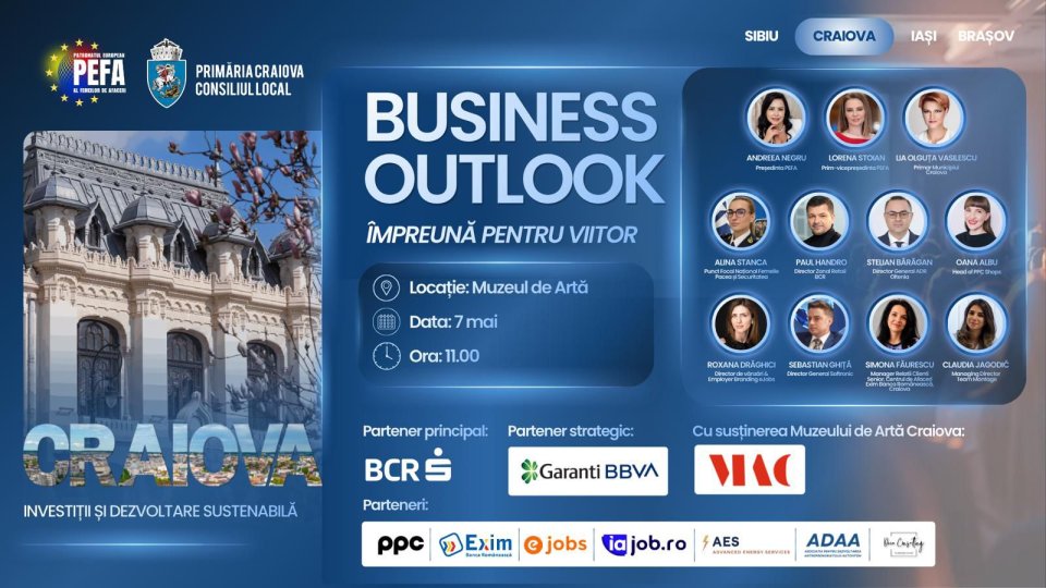 Business Outlook 2026 ajunge la Craiova