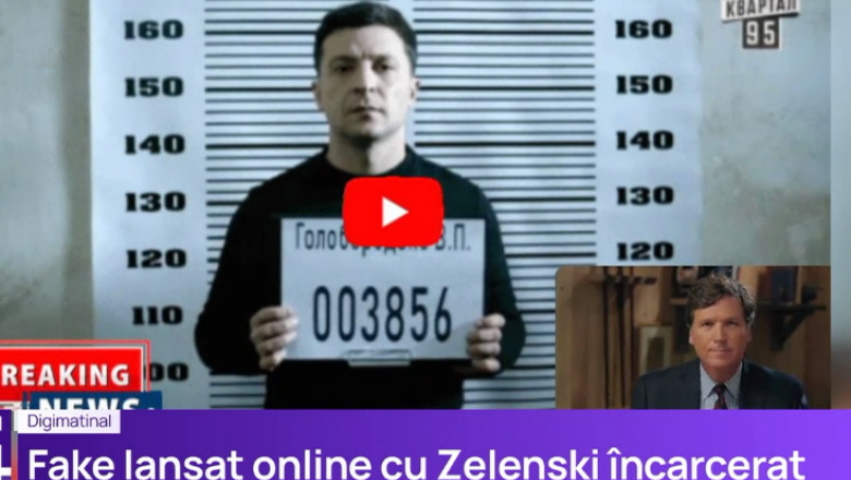 Fake news-ul cu Volodimir Zelenski arestat