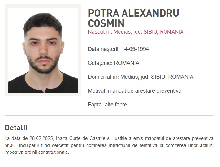 Alexandru Cosmin Potra, nepotul lui Horațiu Potra