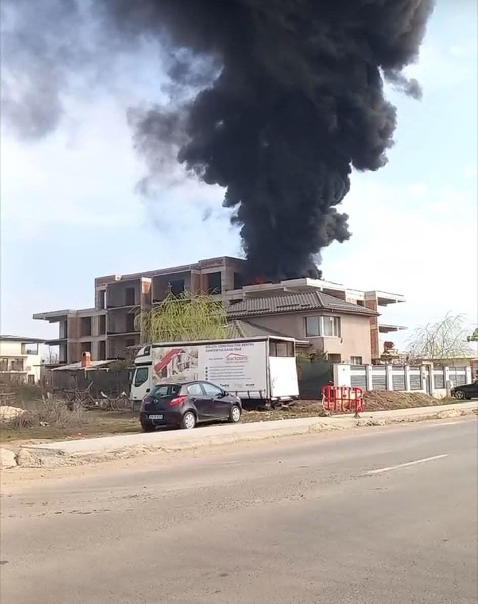 Incendiu în Tunari