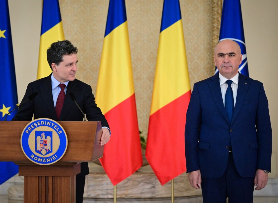 Președintele Nicușor Dan și premierul Ilie Bolojan